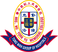 东华三院伍若瑜夫人纪念中学校徽