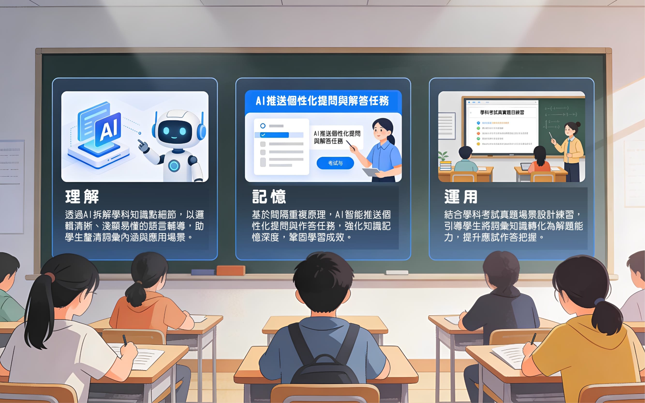智启学教：理解—记忆—运用　校本学科词汇学习平台